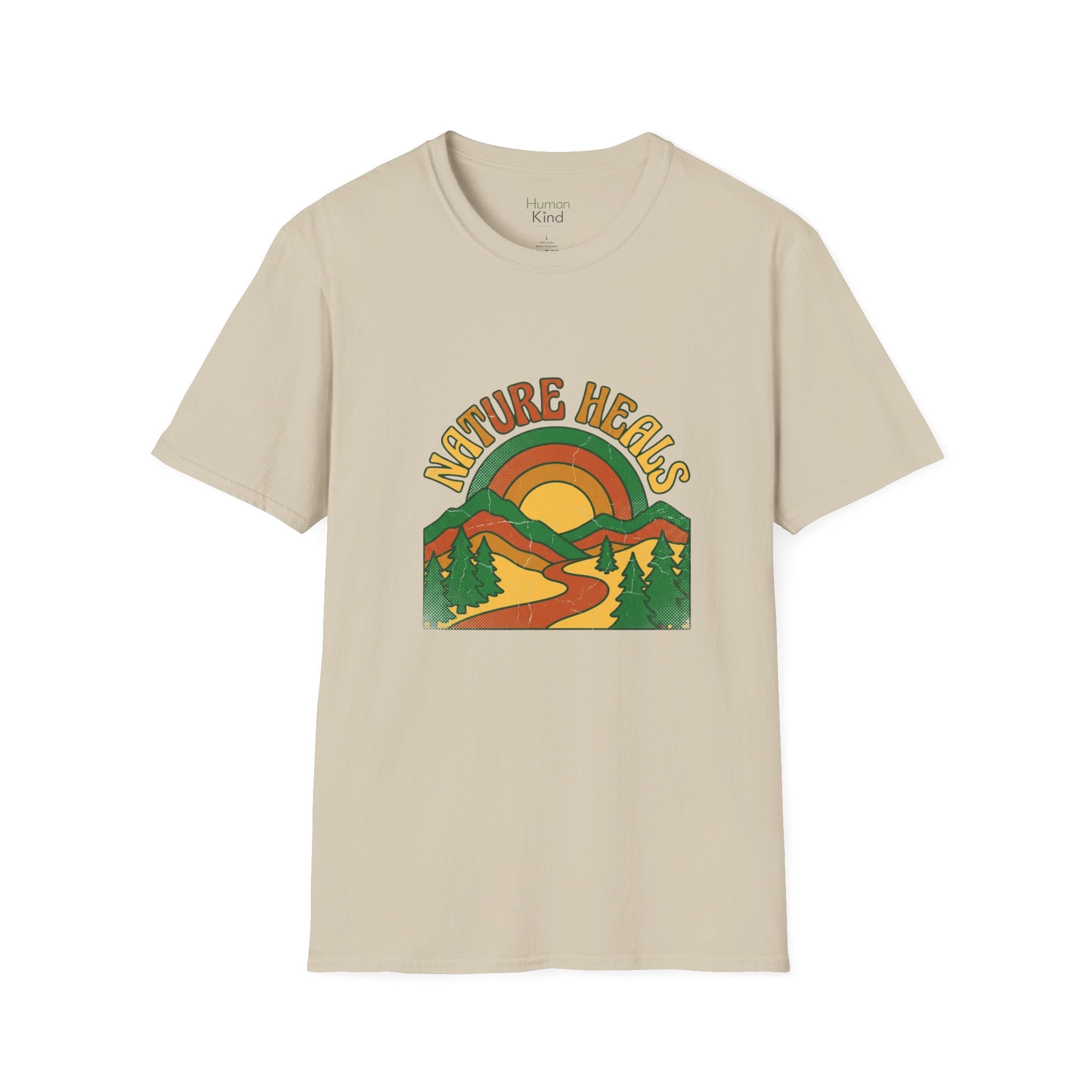 Nature Heals Retro T-Shirt
