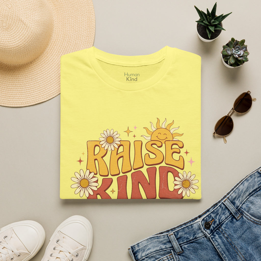 Raise Kind Humans Retro T-Shirt