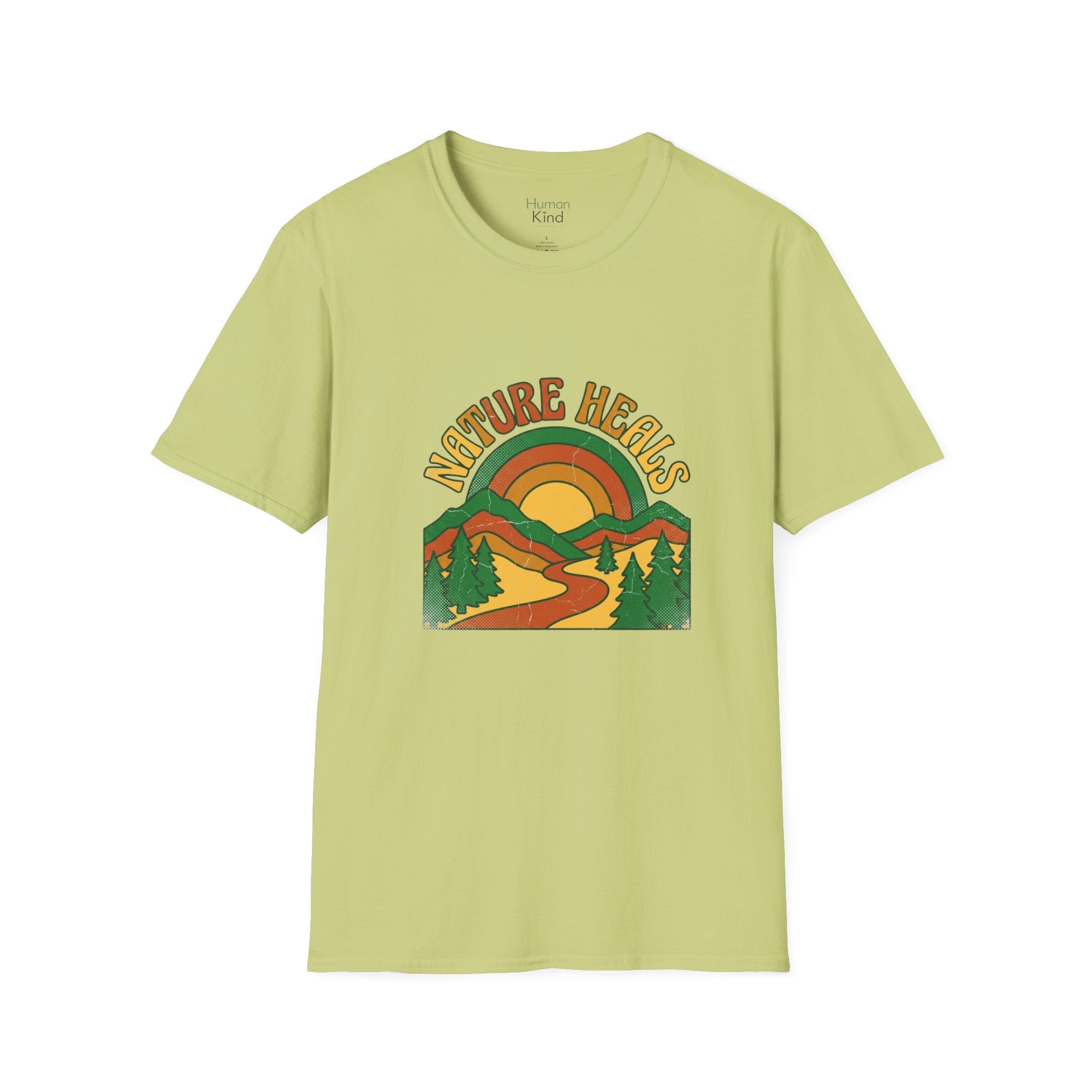 Nature Heals Retro T-Shirt