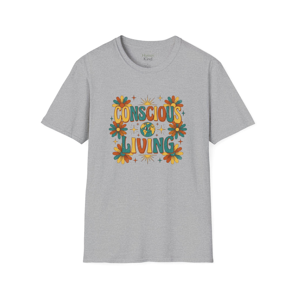 Conscious Living Retro T-Shirt