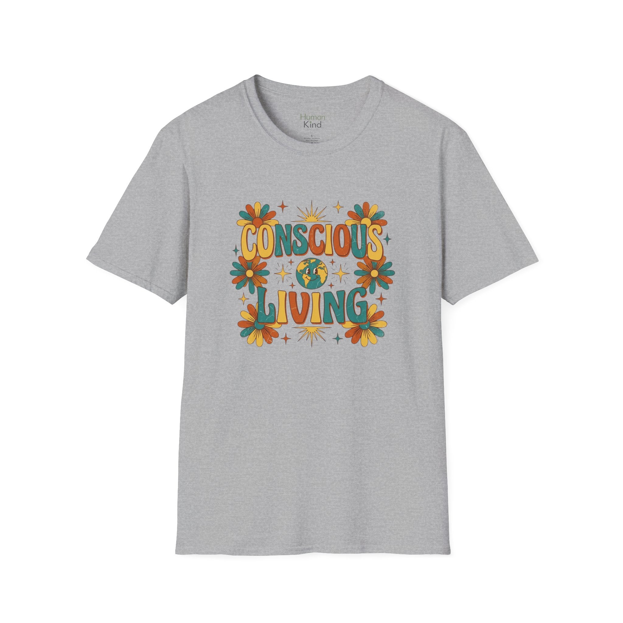 Conscious Living Retro T-Shirt