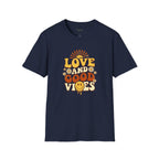 Love and Good Vibes Retro T-Shirt
