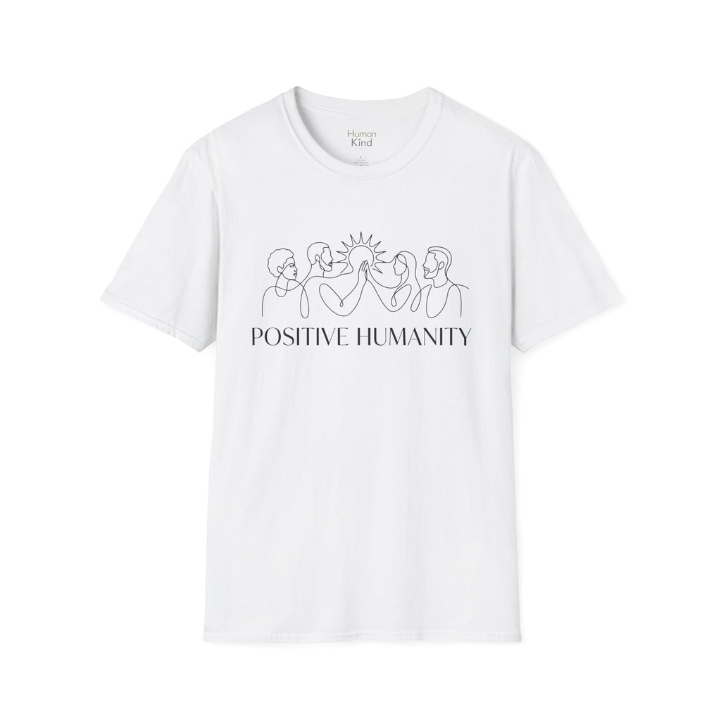 Positive Humanity Horizontal Minimal T-Shirt
