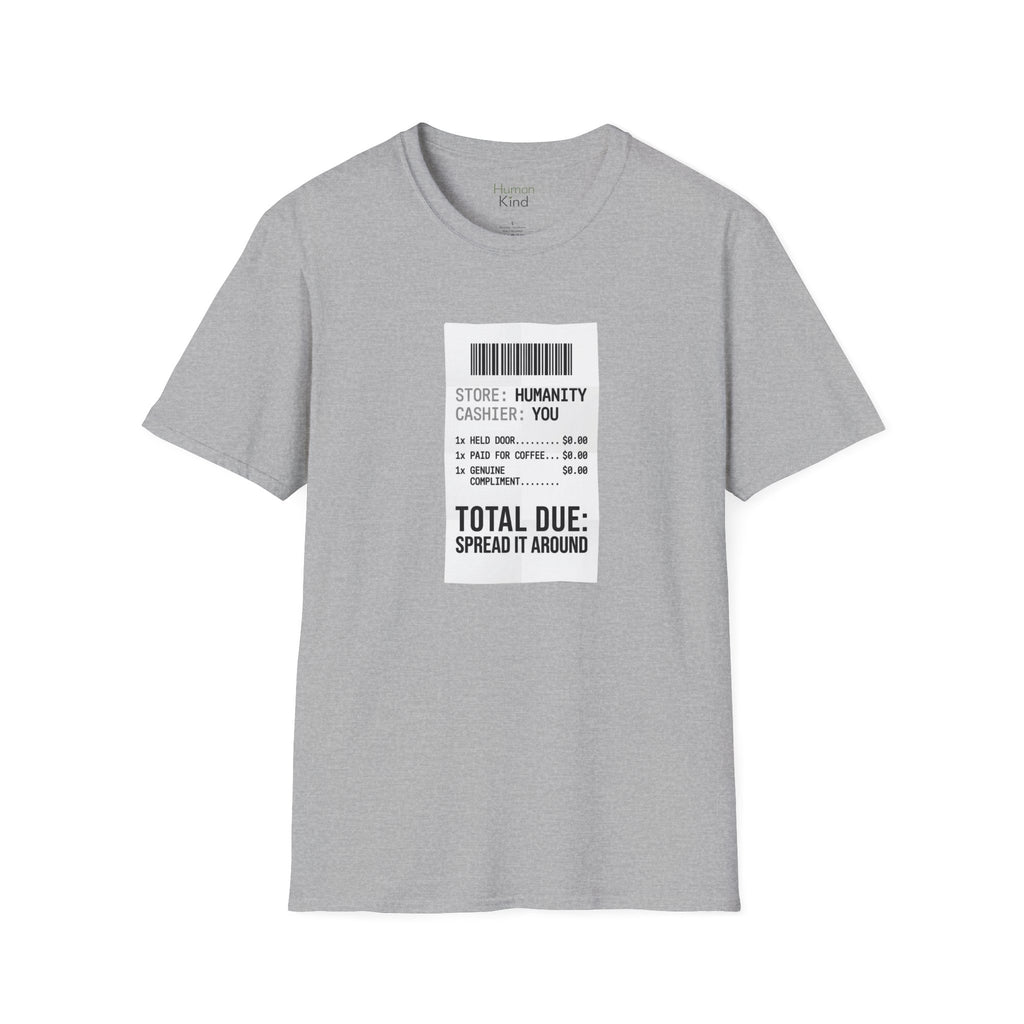 Humanity Receipt T-Shirt