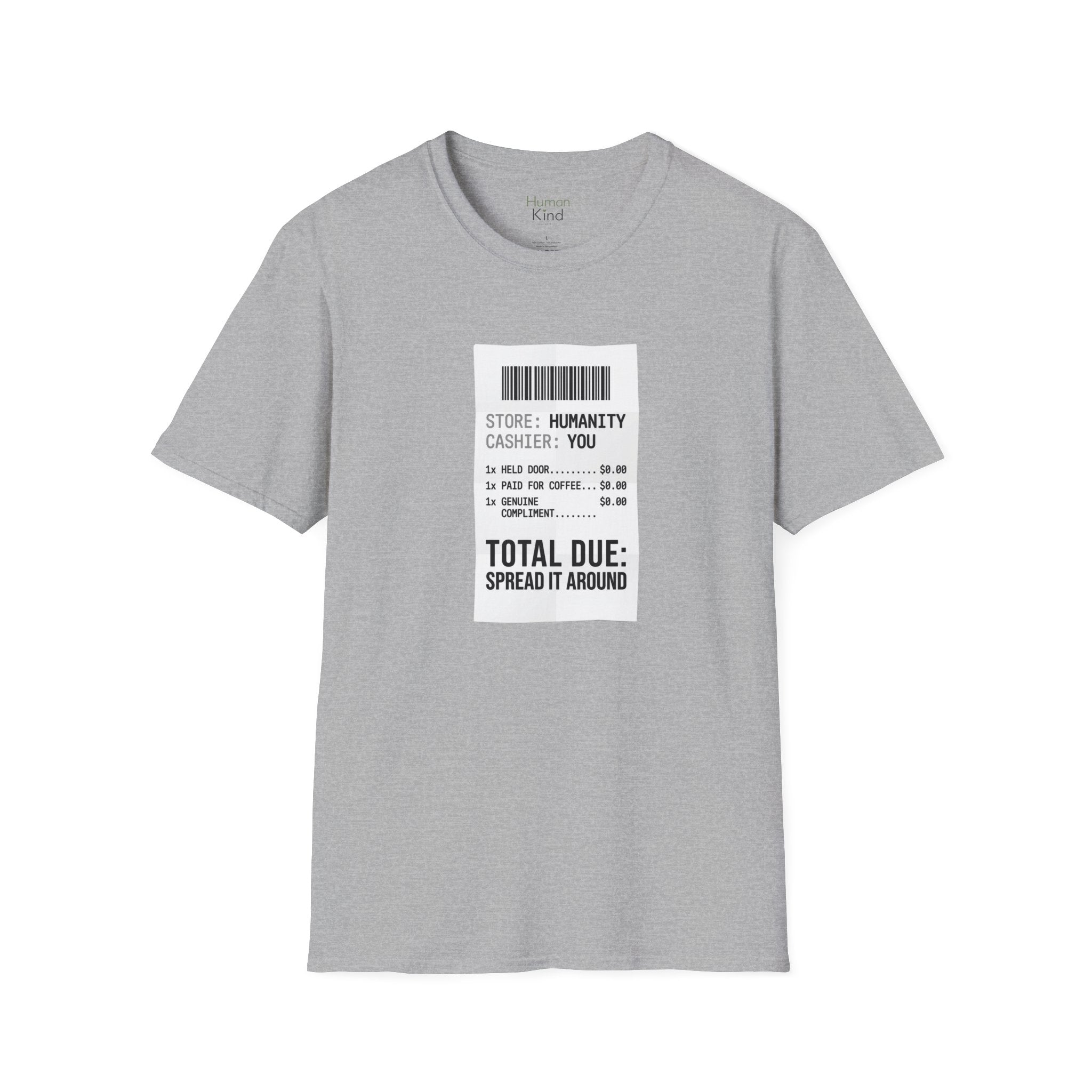 Humanity Receipt T-Shirt