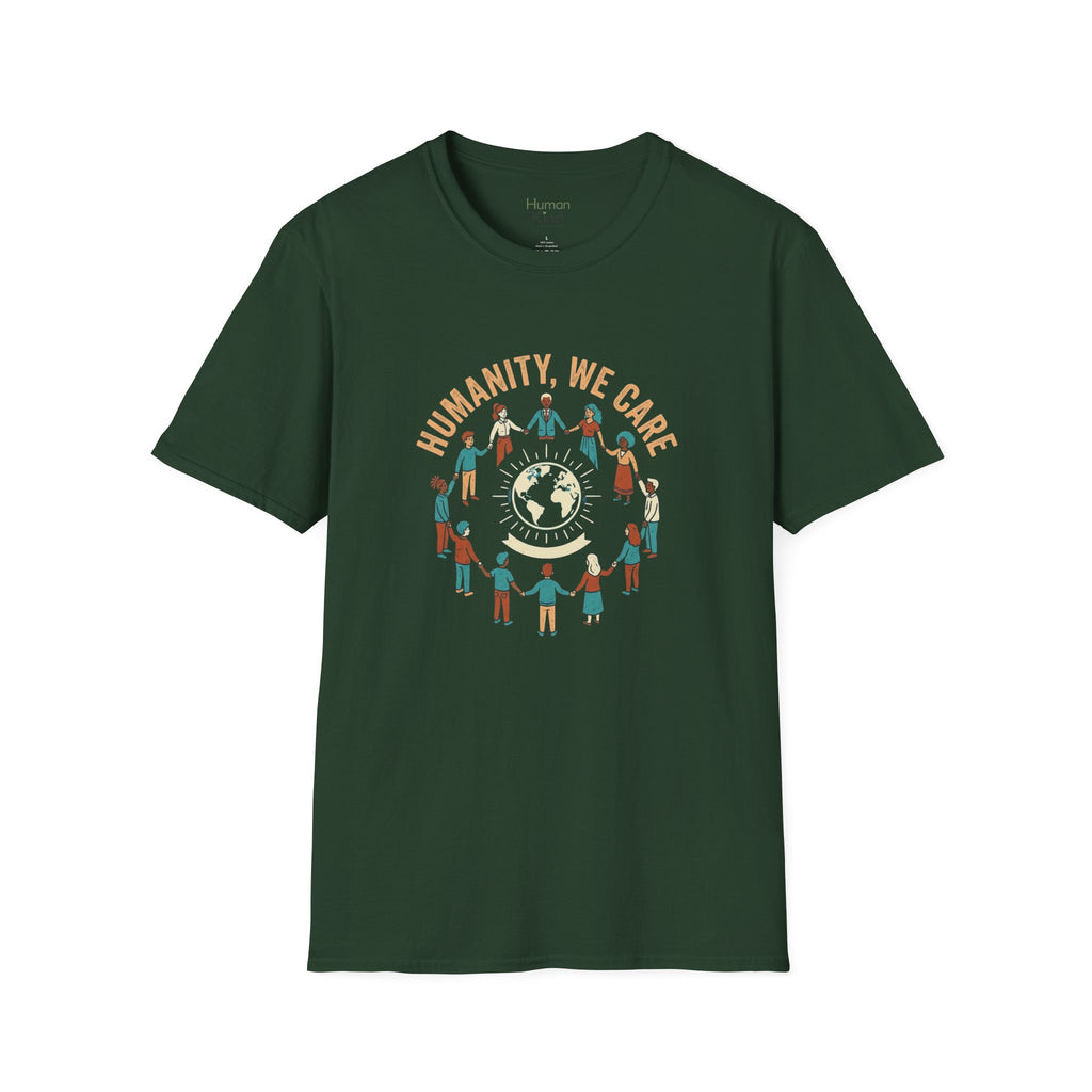 Humanity We Care Globe T-Shirt