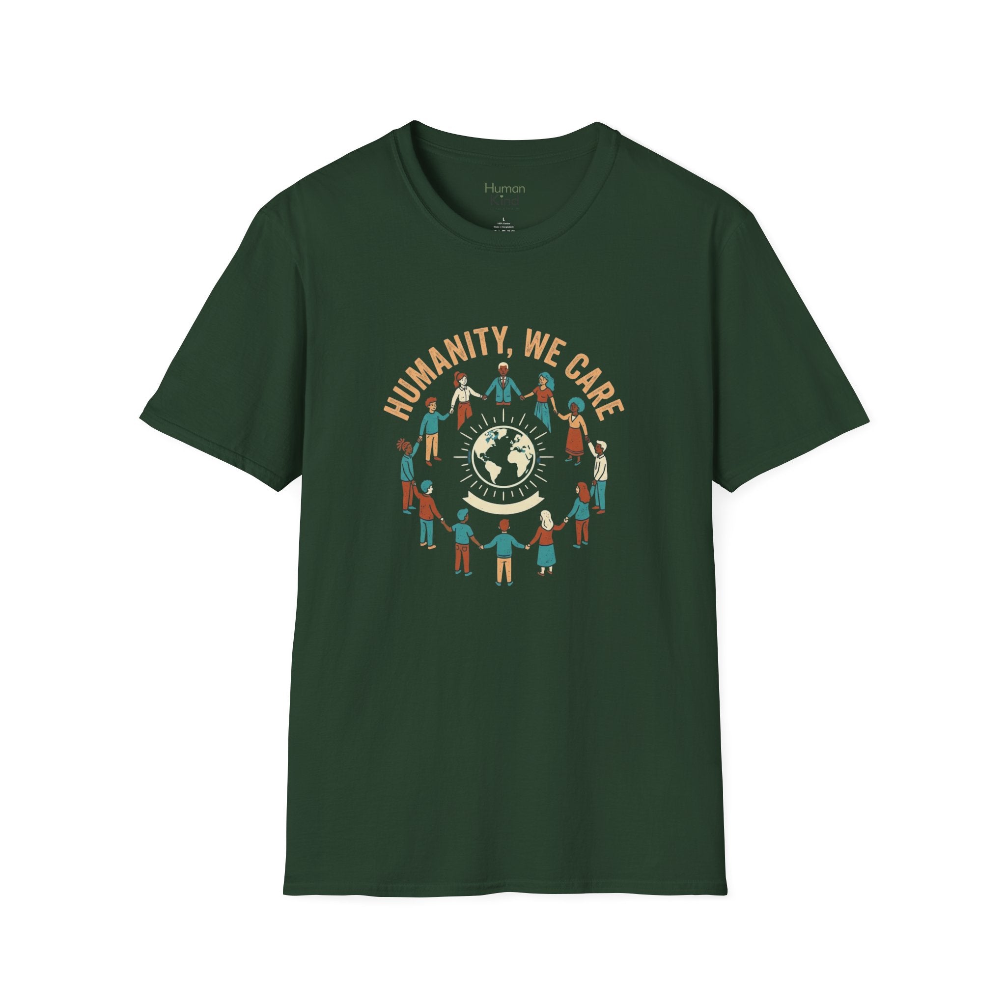 Humanity We Care Globe T-Shirt