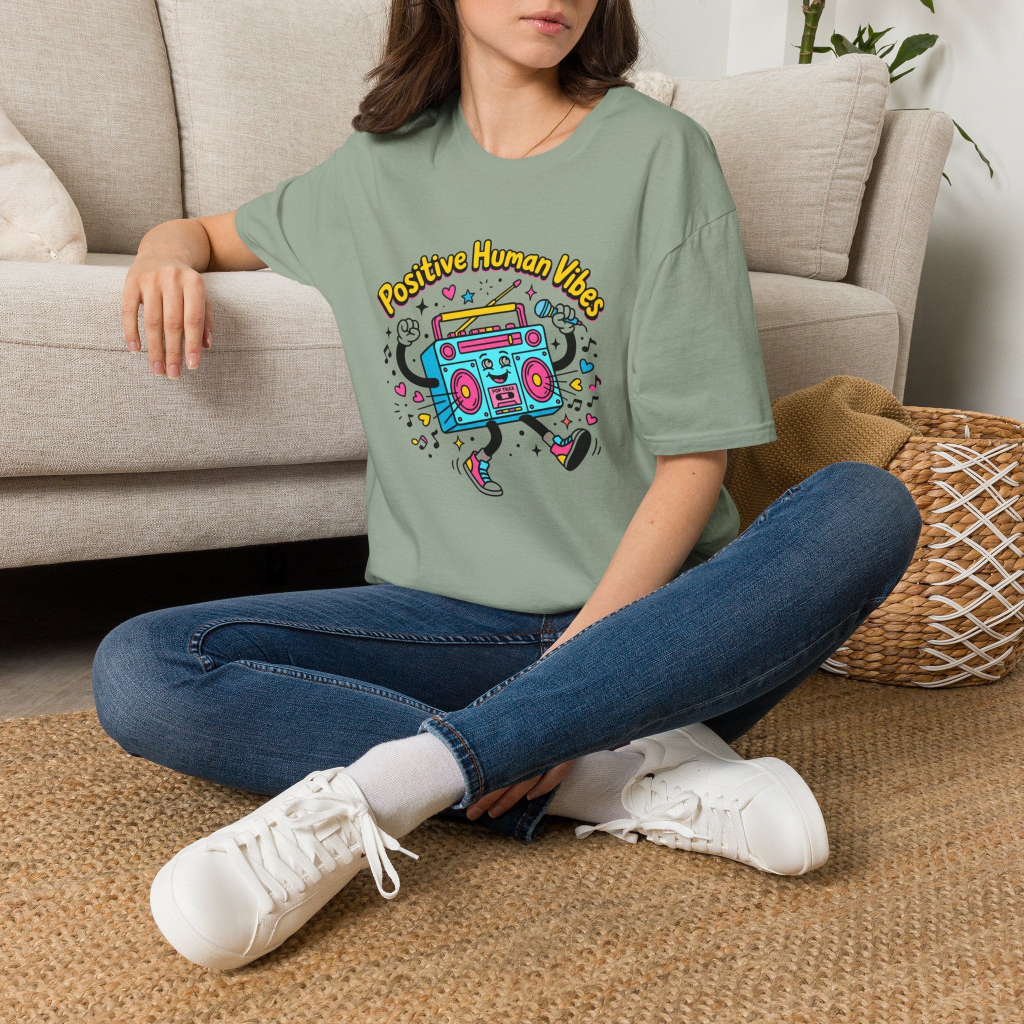 Positive Human Vibes - colorful T-Shirt
