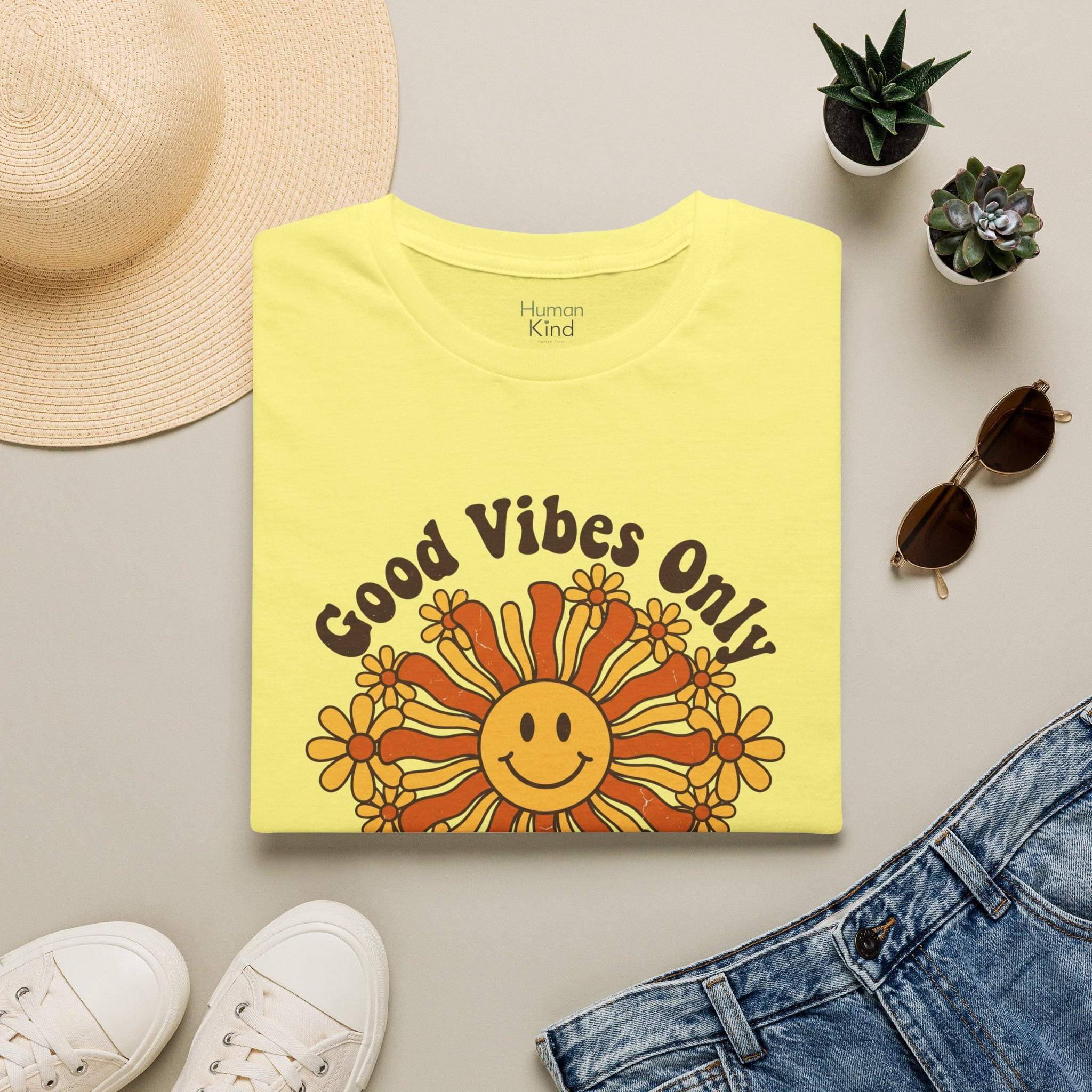Good Vibes Only retro T-Shirt