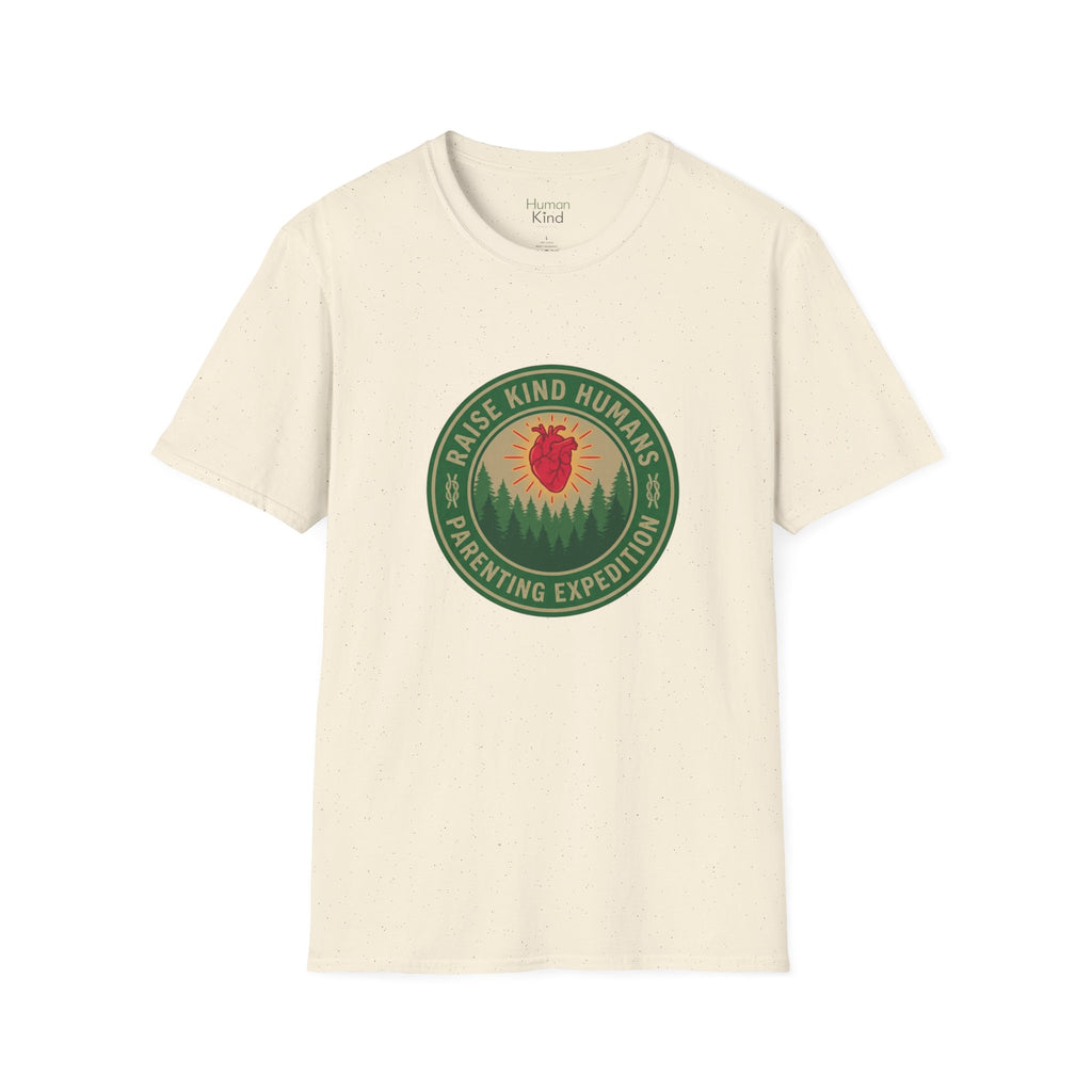 Raise Kind Humans Parenting Expedition T-Shirt