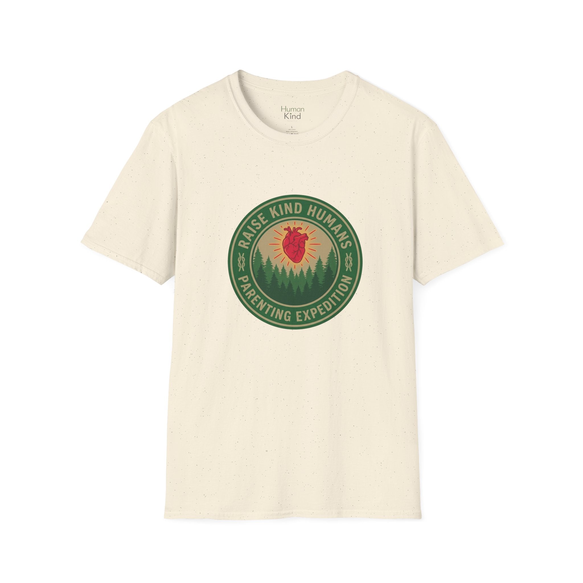 Raise Kind Humans Parenting Expedition T-Shirt