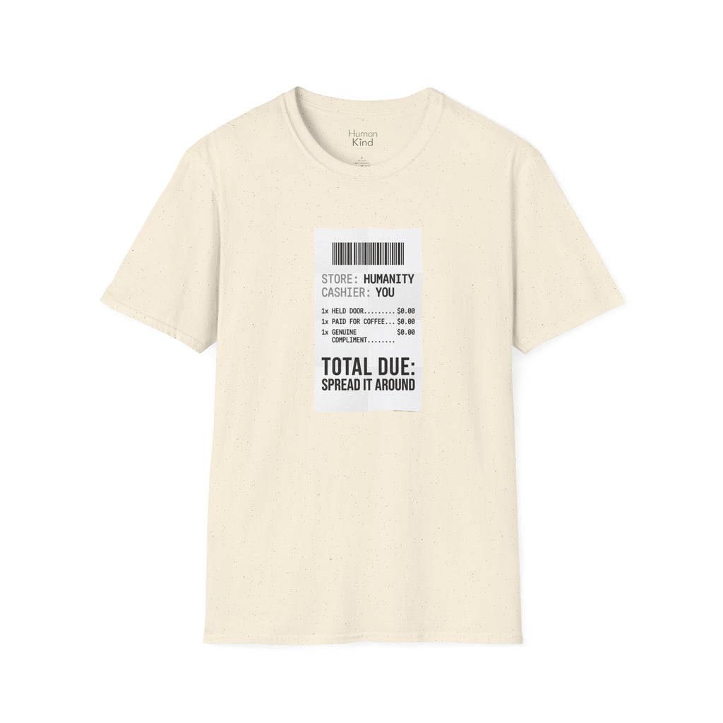 Humanity Receipt T-Shirt