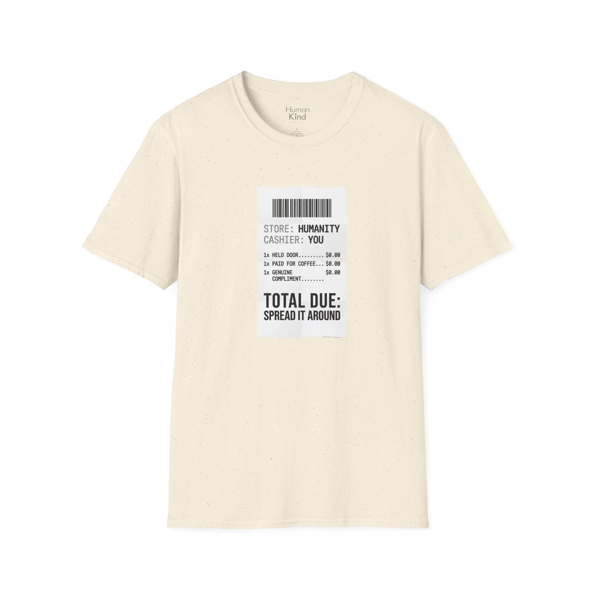 Humanity Receipt T-Shirt