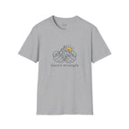Gentle Strength - Hands - Mountains T-Shirt