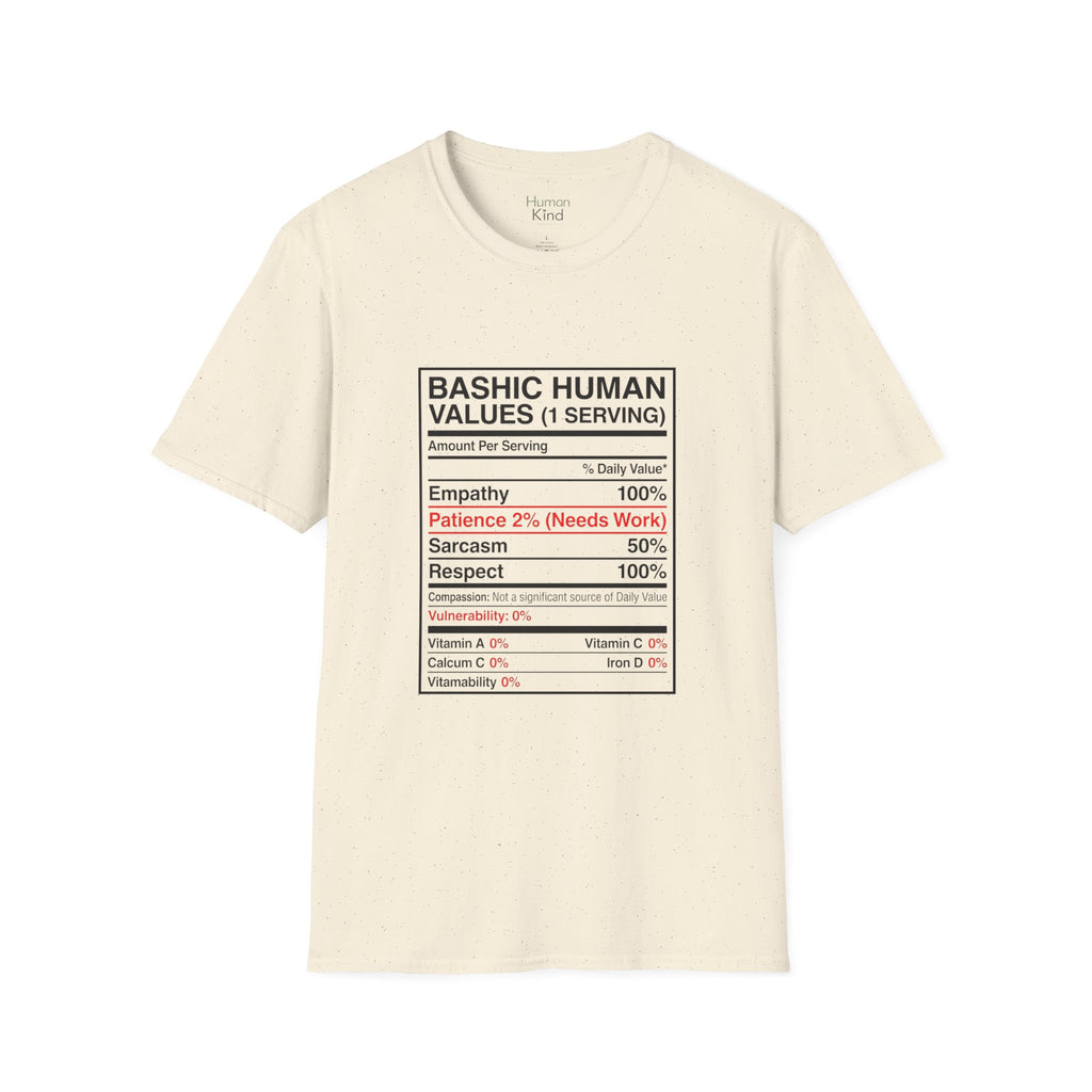 Basic Human Values Recipe T-Shirt