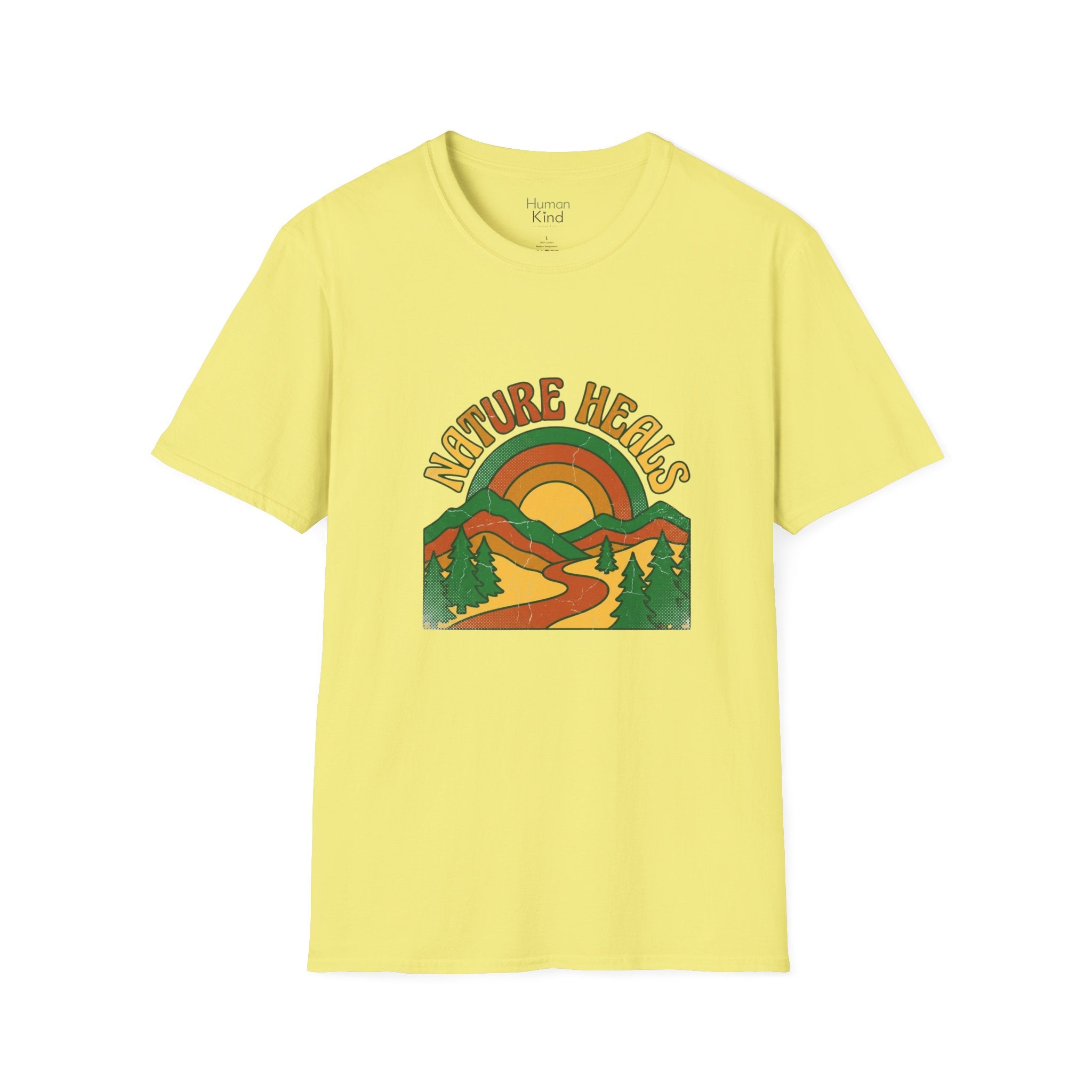Nature Heals Retro T-Shirt