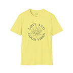 Love and Good Vibes - minimal T-Shirt