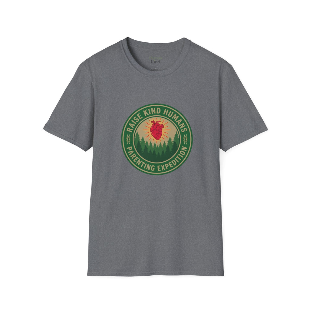 Raise Kind Humans Parenting Expedition T-Shirt