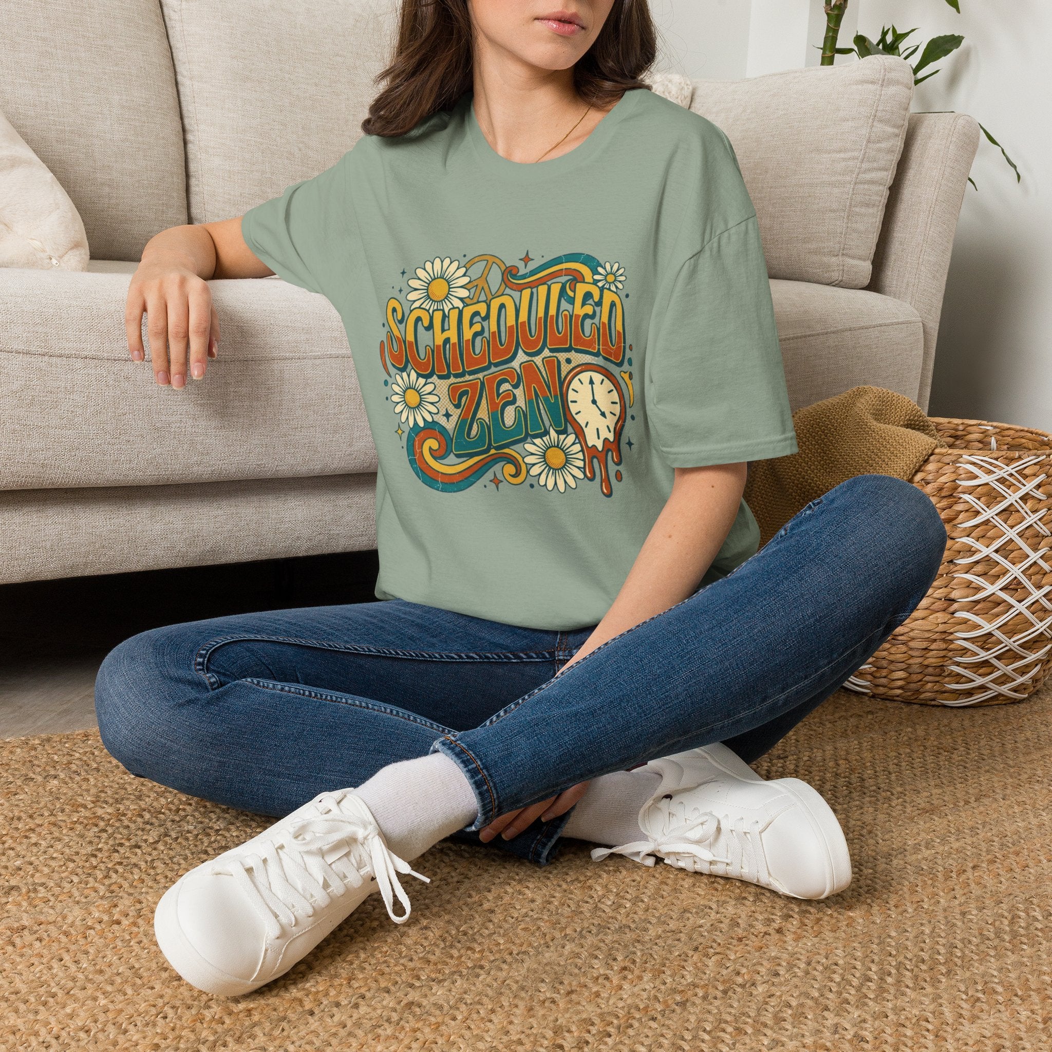 Scheduled Zen Retro T-Shirt