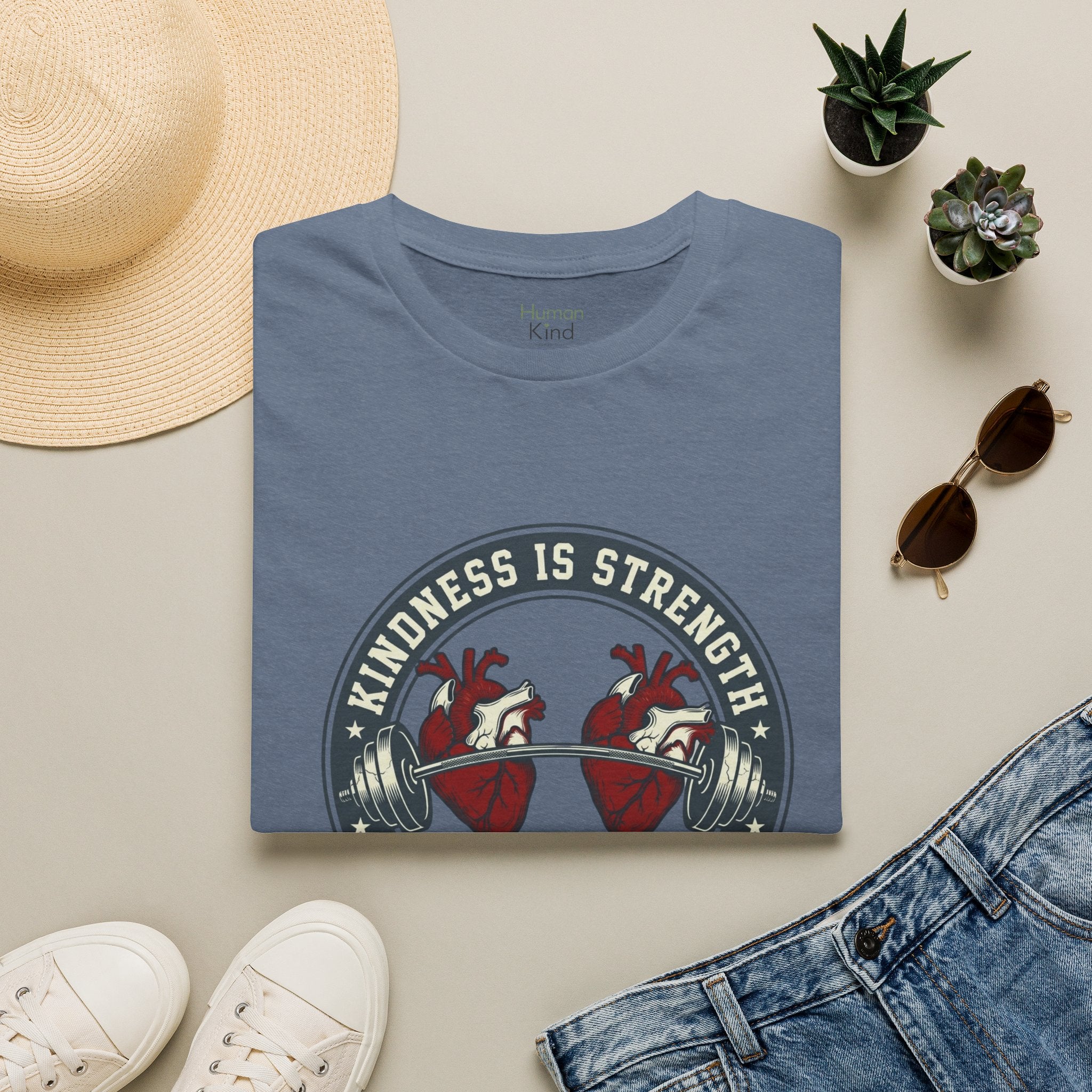 Kindness is Strength - Weights T-Shirt