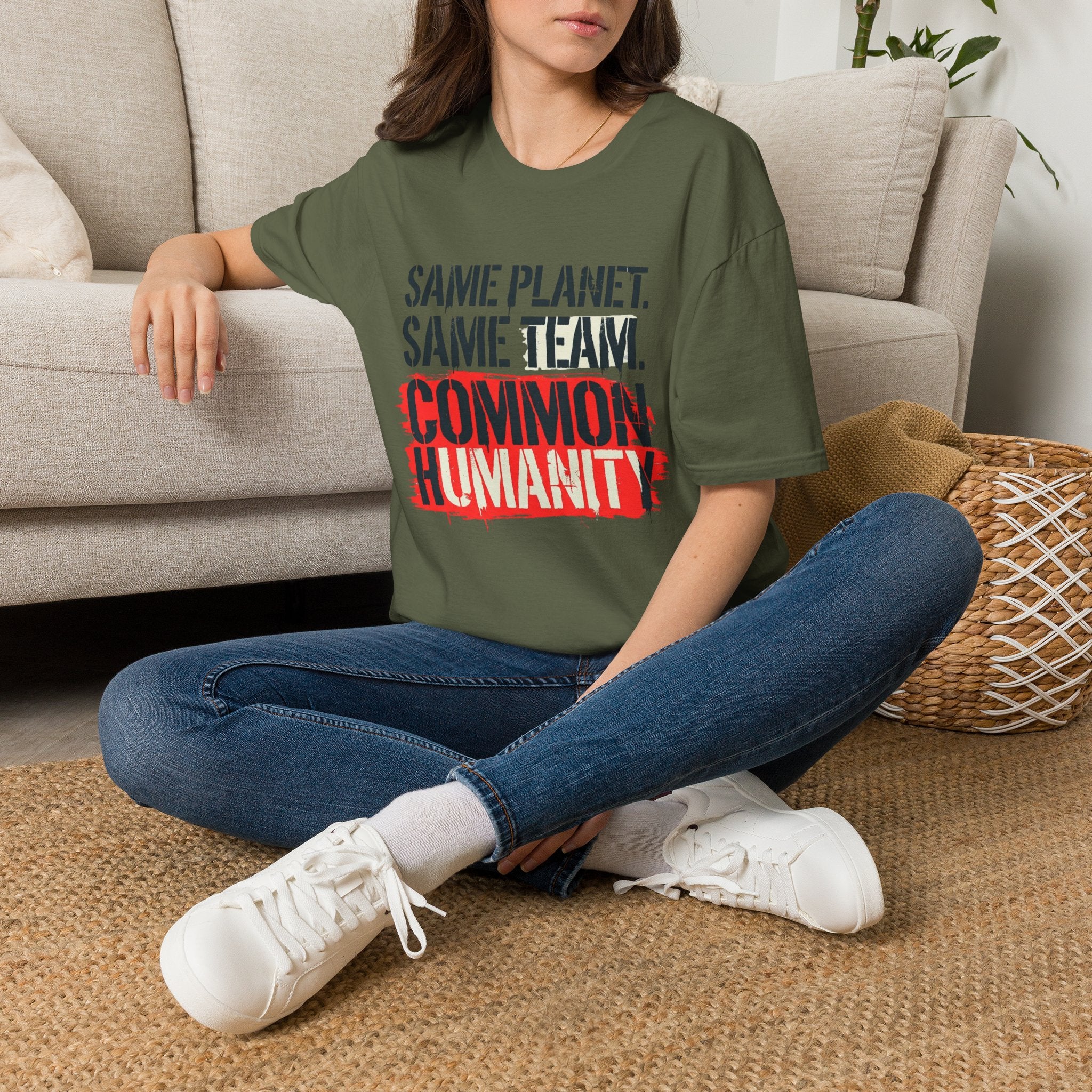 Same Planet Same Team - Bold T-Shirt