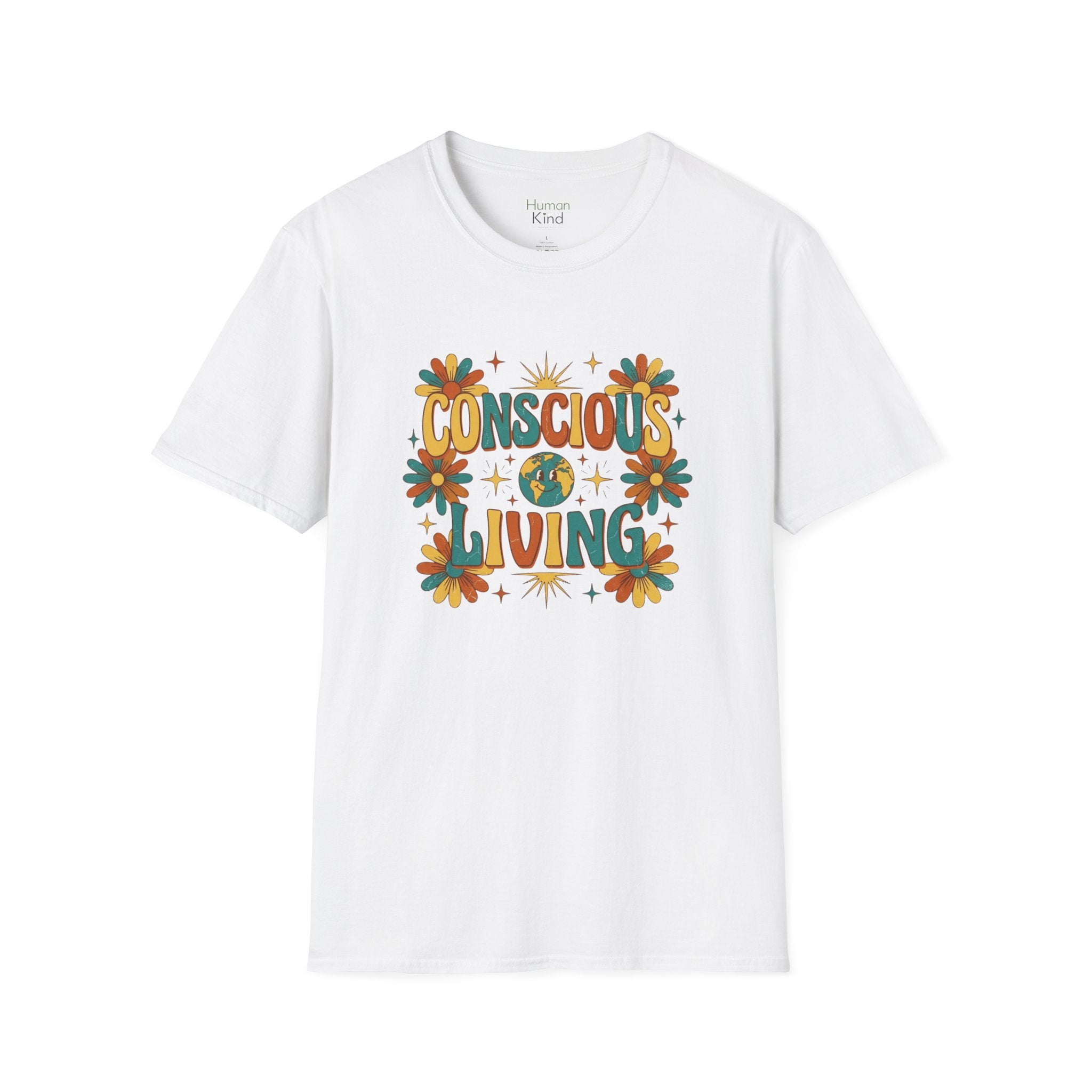Conscious Living Retro T-Shirt
