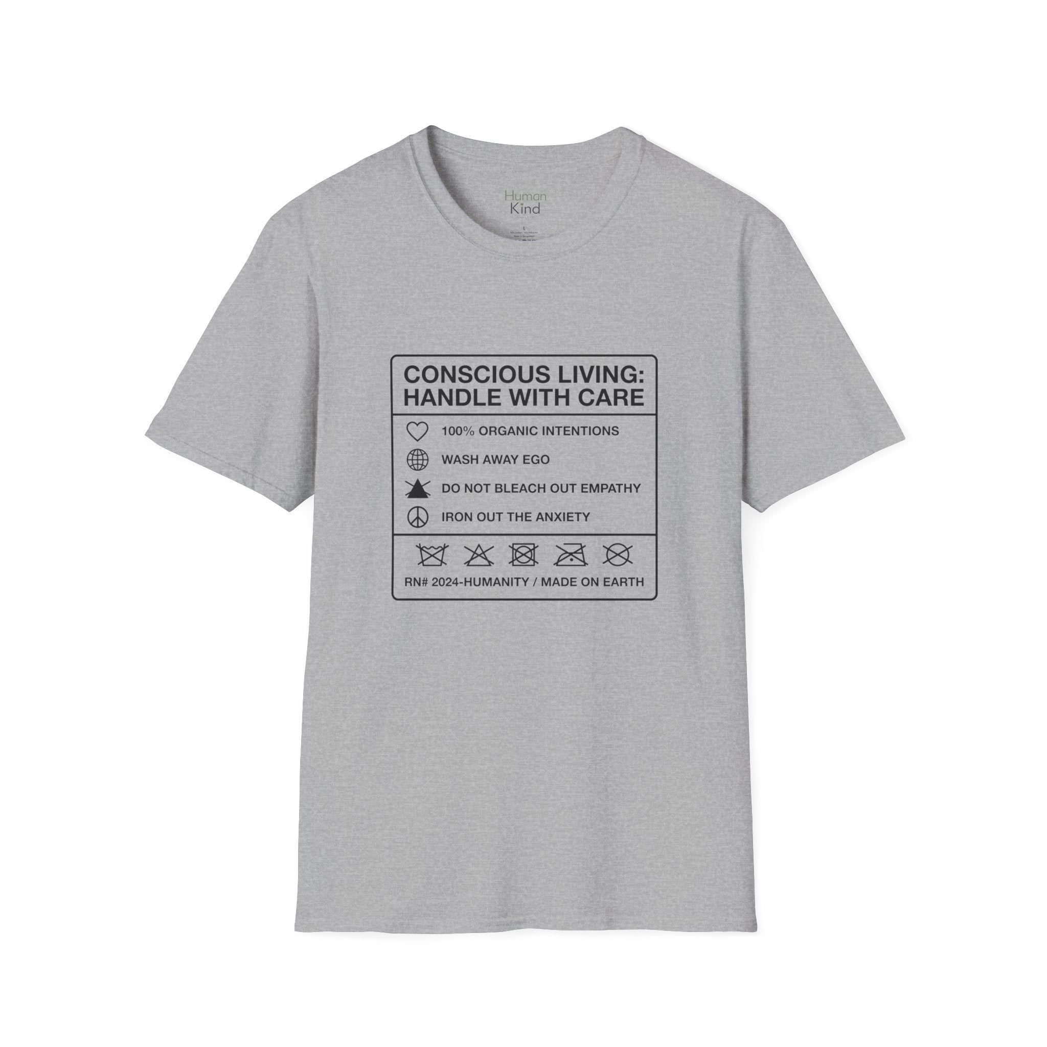 Conscious Living Handle With Care T-Shirt