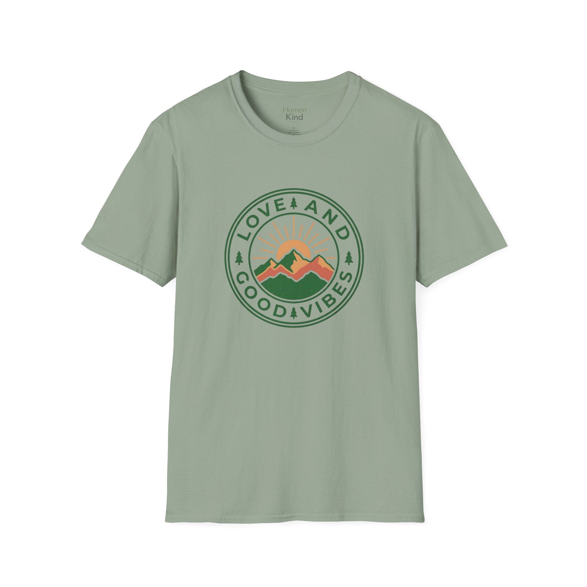 Love and Good Vibes Crest T-Shirt