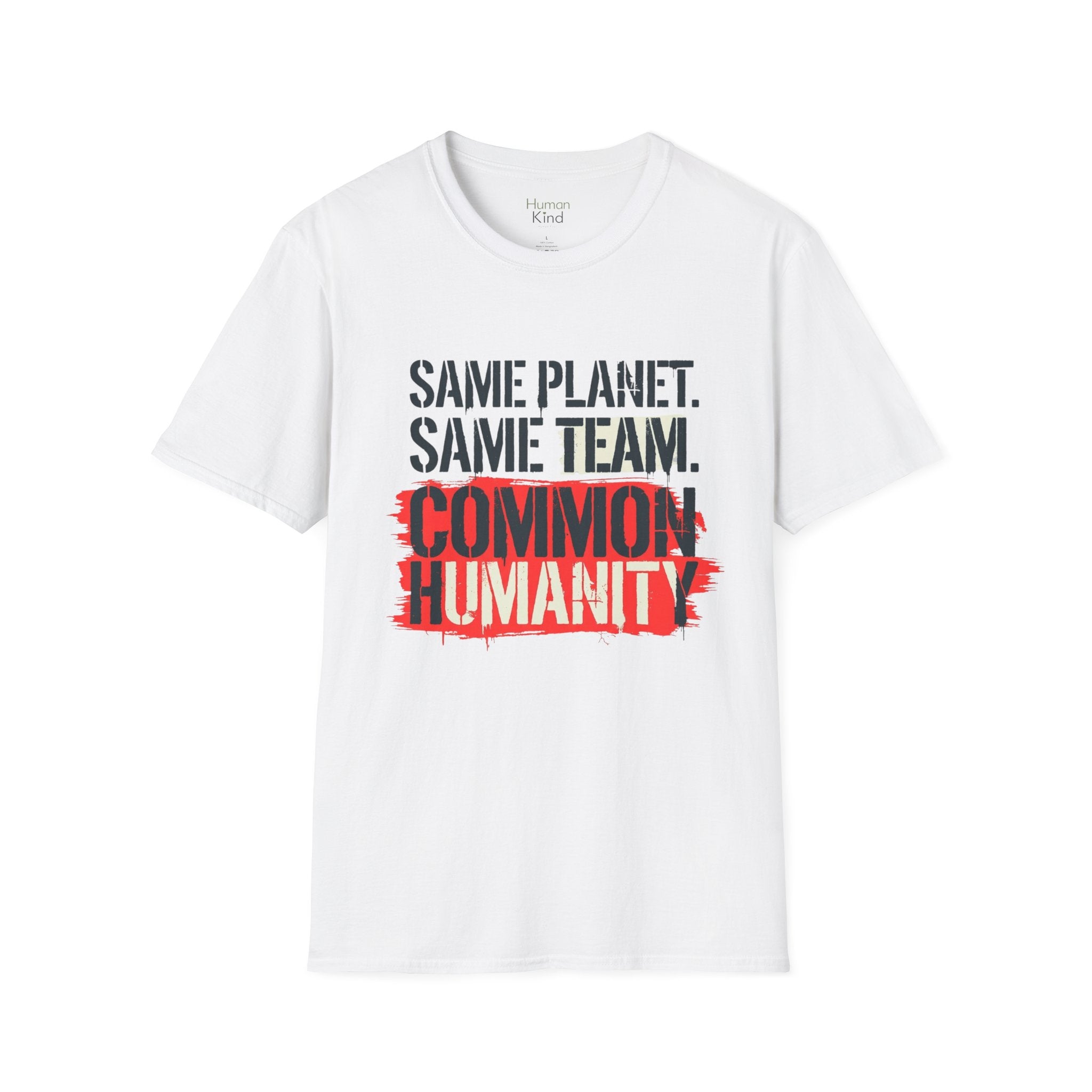 Same Planet Same Team - Bold T-Shirt
