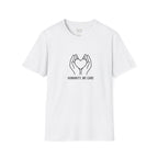 Humanity We Care - minimal T-Shirt