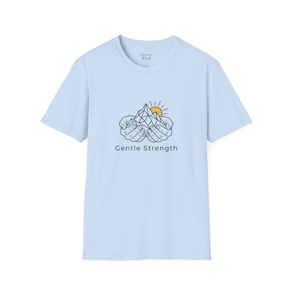 Gentle Strength - Hands - Mountains T-Shirt