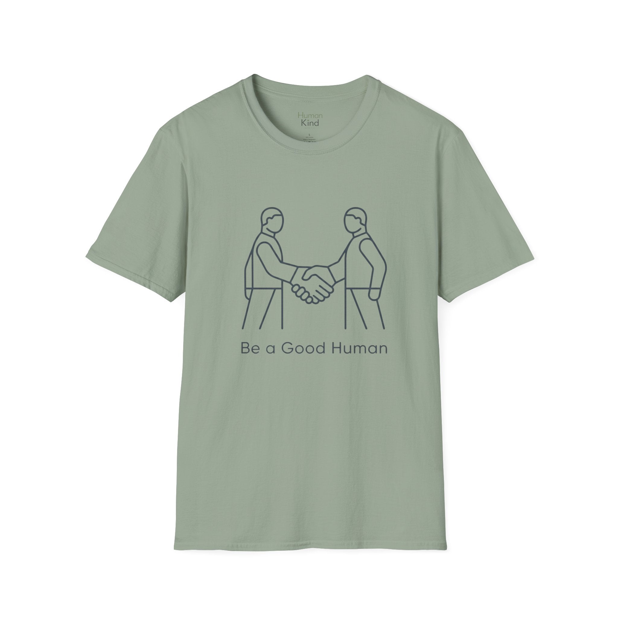 Be a Good Human - minimal handshake T-Shirt
