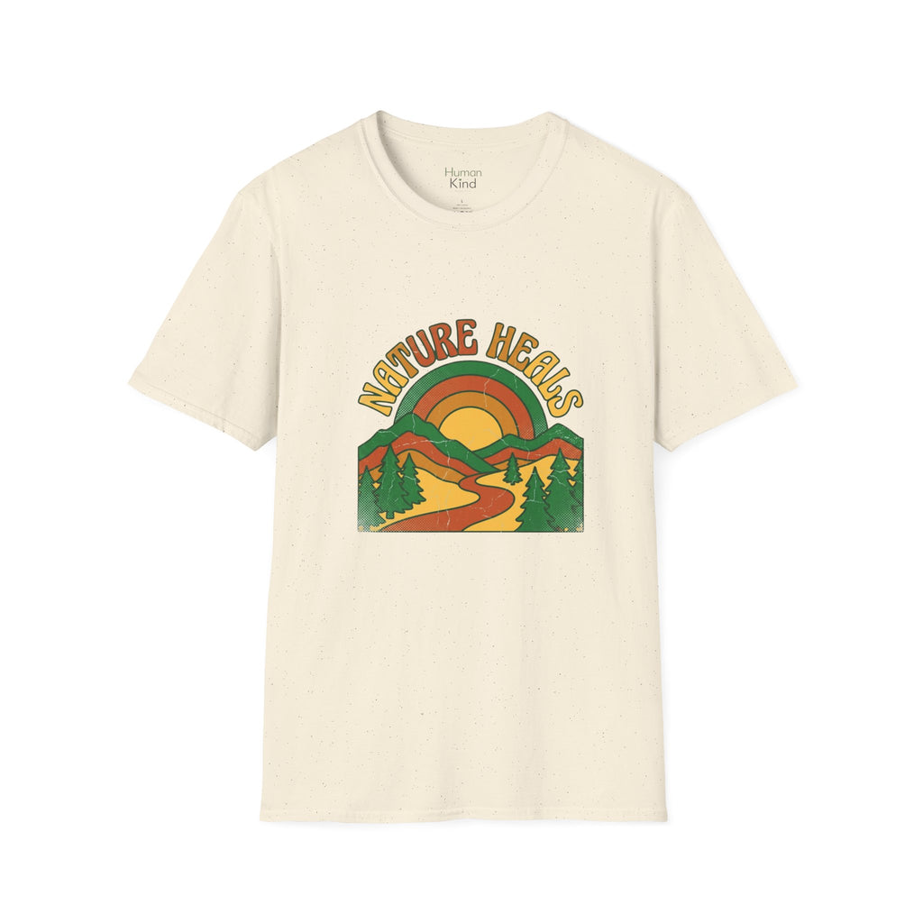 Nature Heals Retro T-Shirt