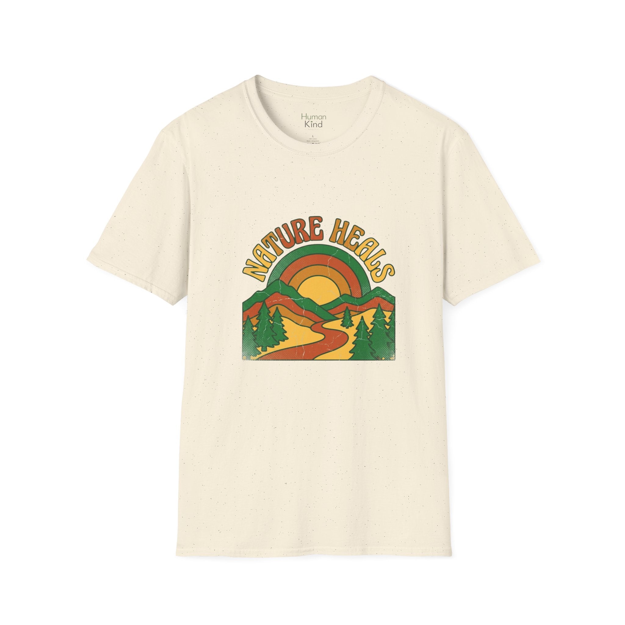 Nature Heals Retro T-Shirt