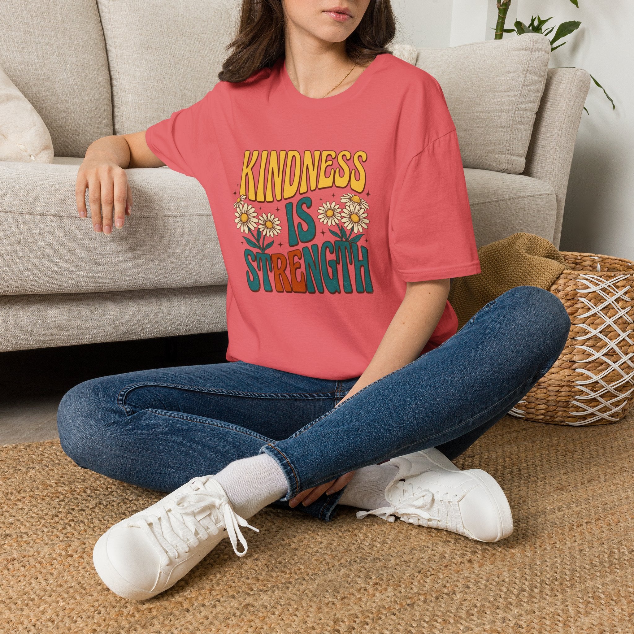 Kindness is Strength Retro T-Shirt