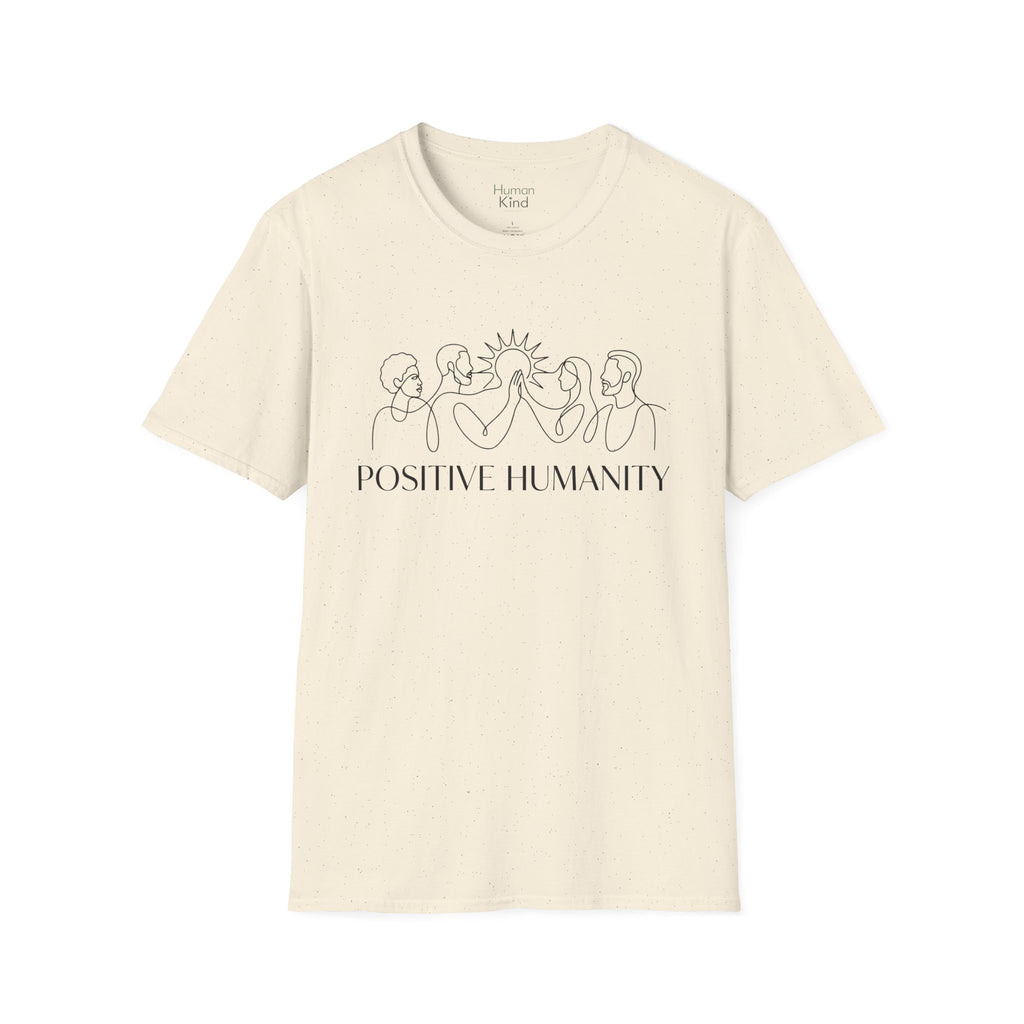 Positive Humanity Horizontal Minimal T-Shirt