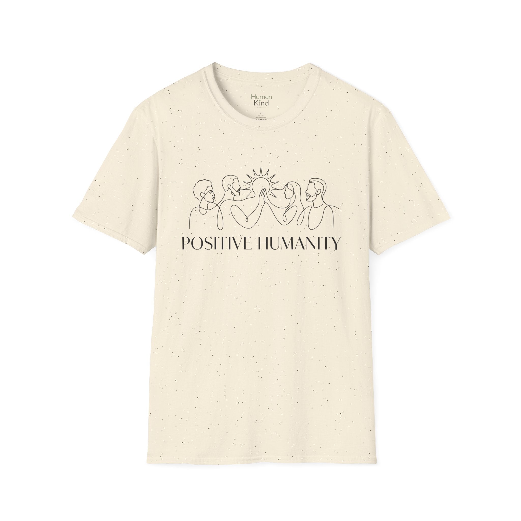 Positive Humanity Horizontal Minimal T-Shirt