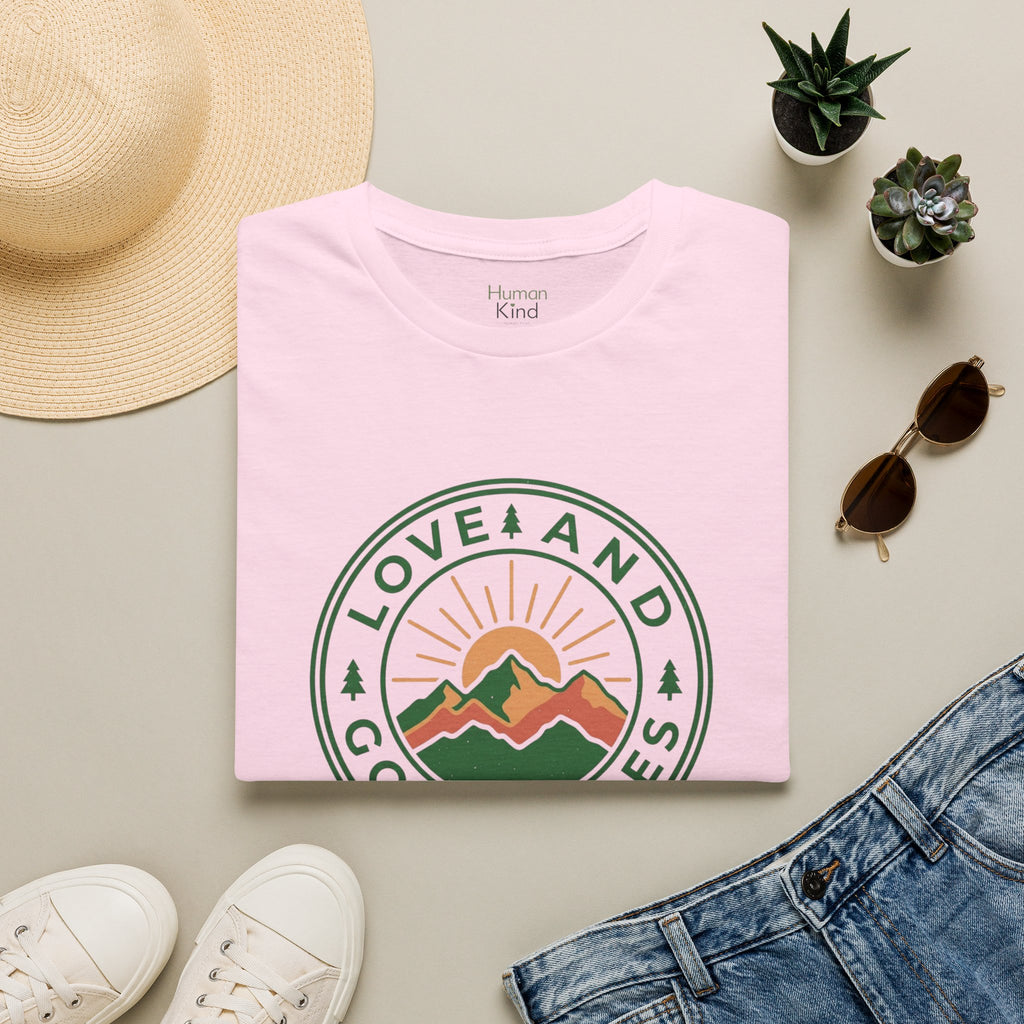 Love and Good Vibes Crest T-Shirt