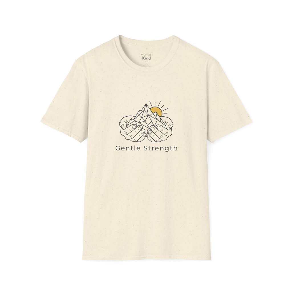 Gentle Strength - Hands - Mountains T-Shirt
