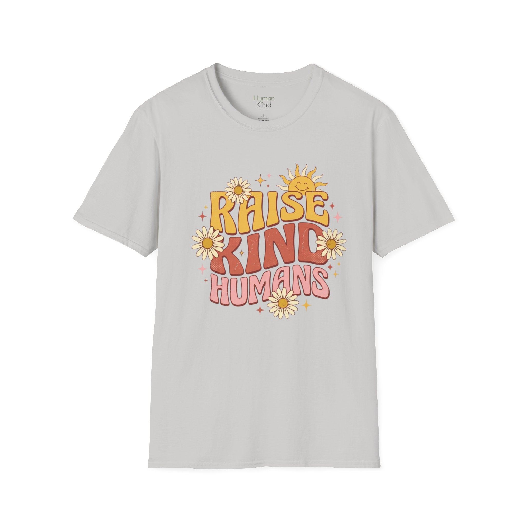 Raise Kind Humans Retro T-Shirt