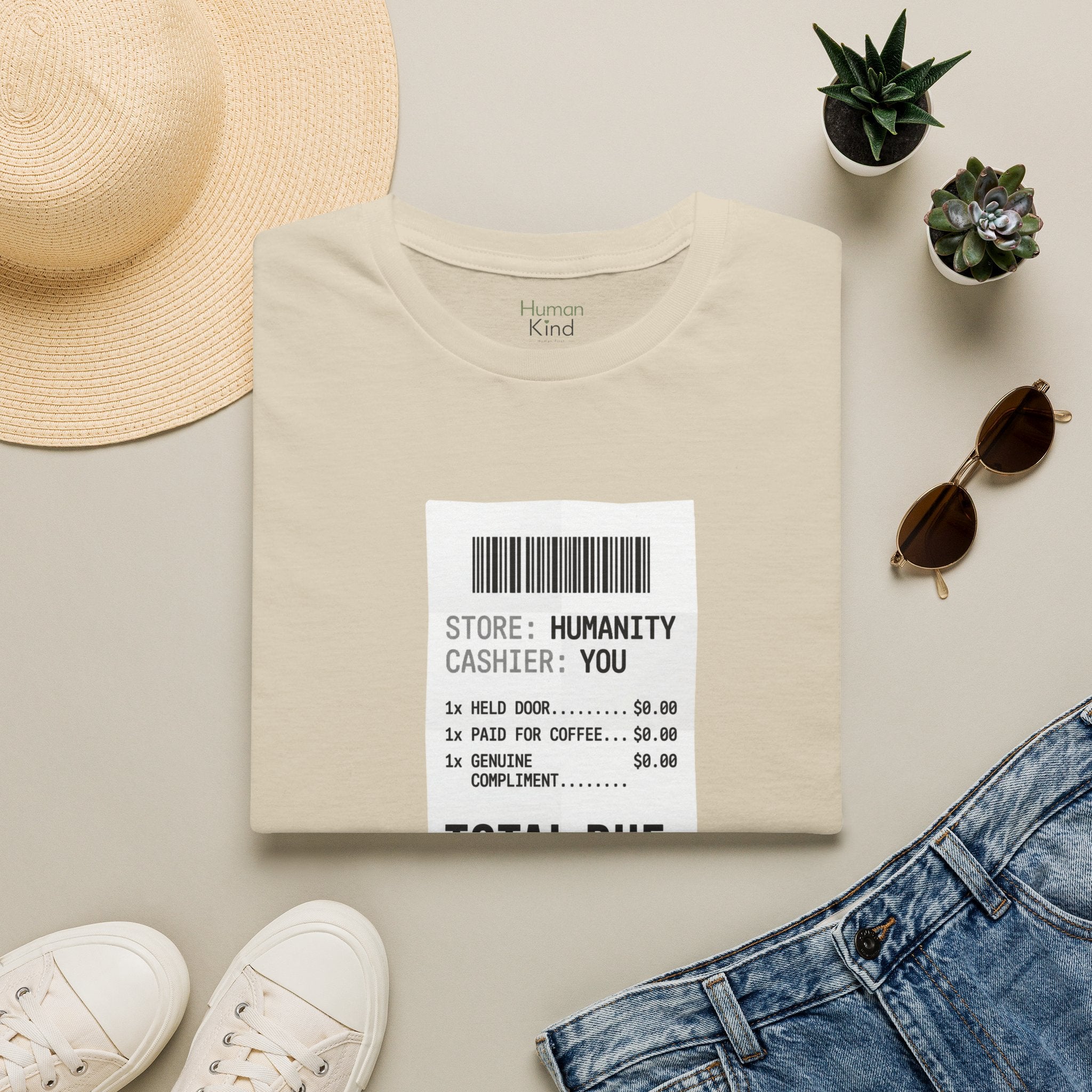 Humanity Receipt T-Shirt