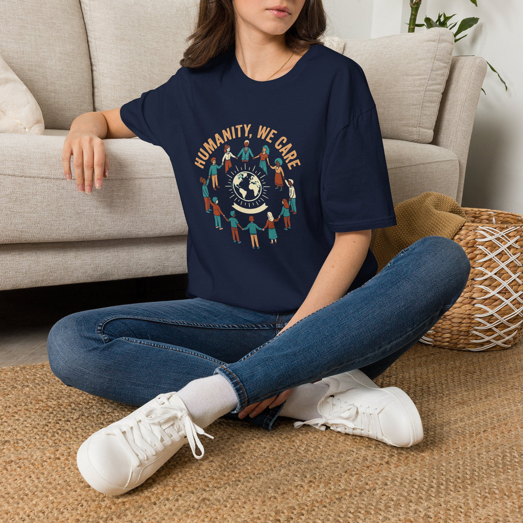 Humanity We Care Globe T-Shirt