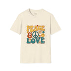 Peace & Love Retro T-Shirt