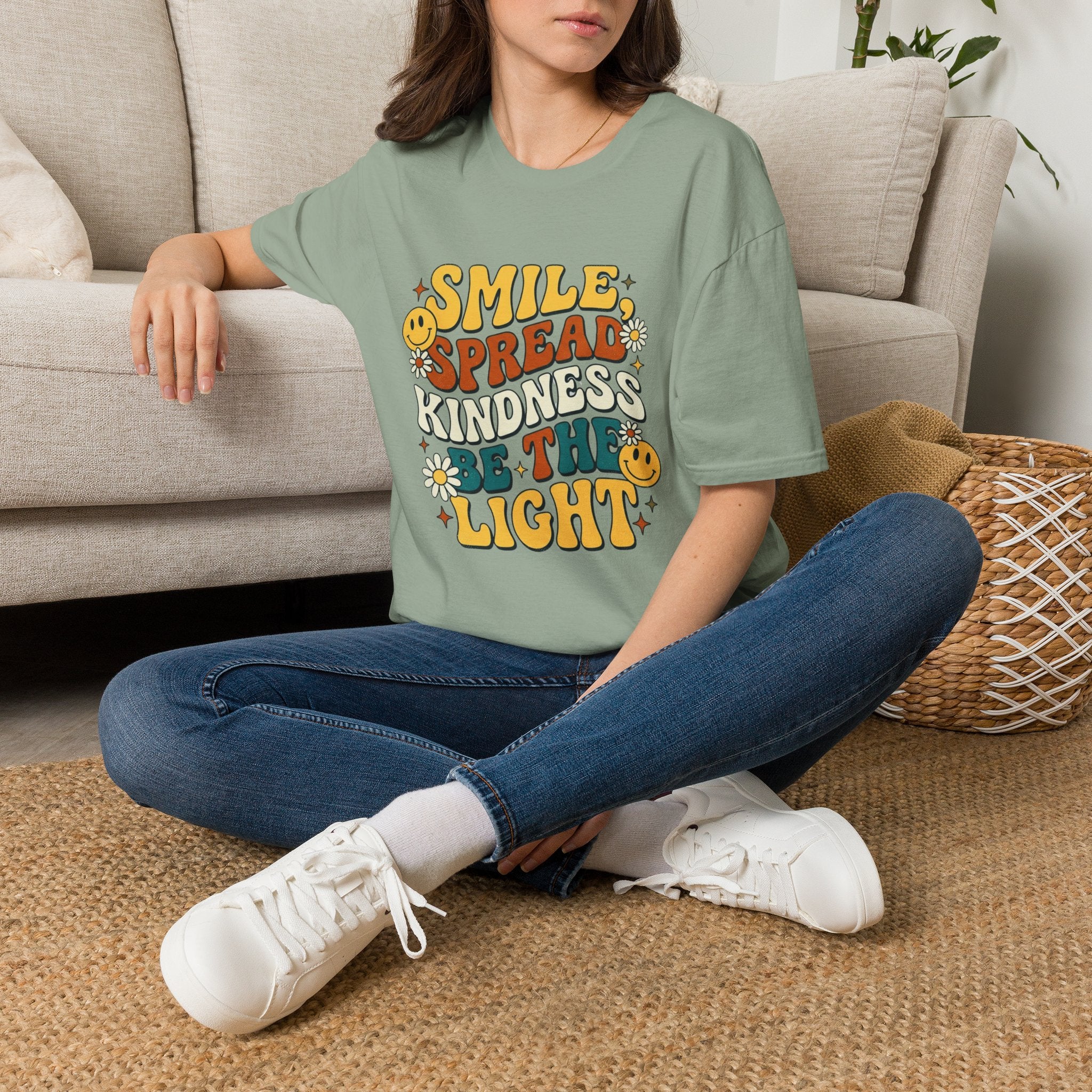 Smile - Spread Kindness Retro T-Shirt