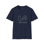 Offline Phones Trees Minimal T-Shirt