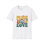 Peace & Love Retro T-Shirt