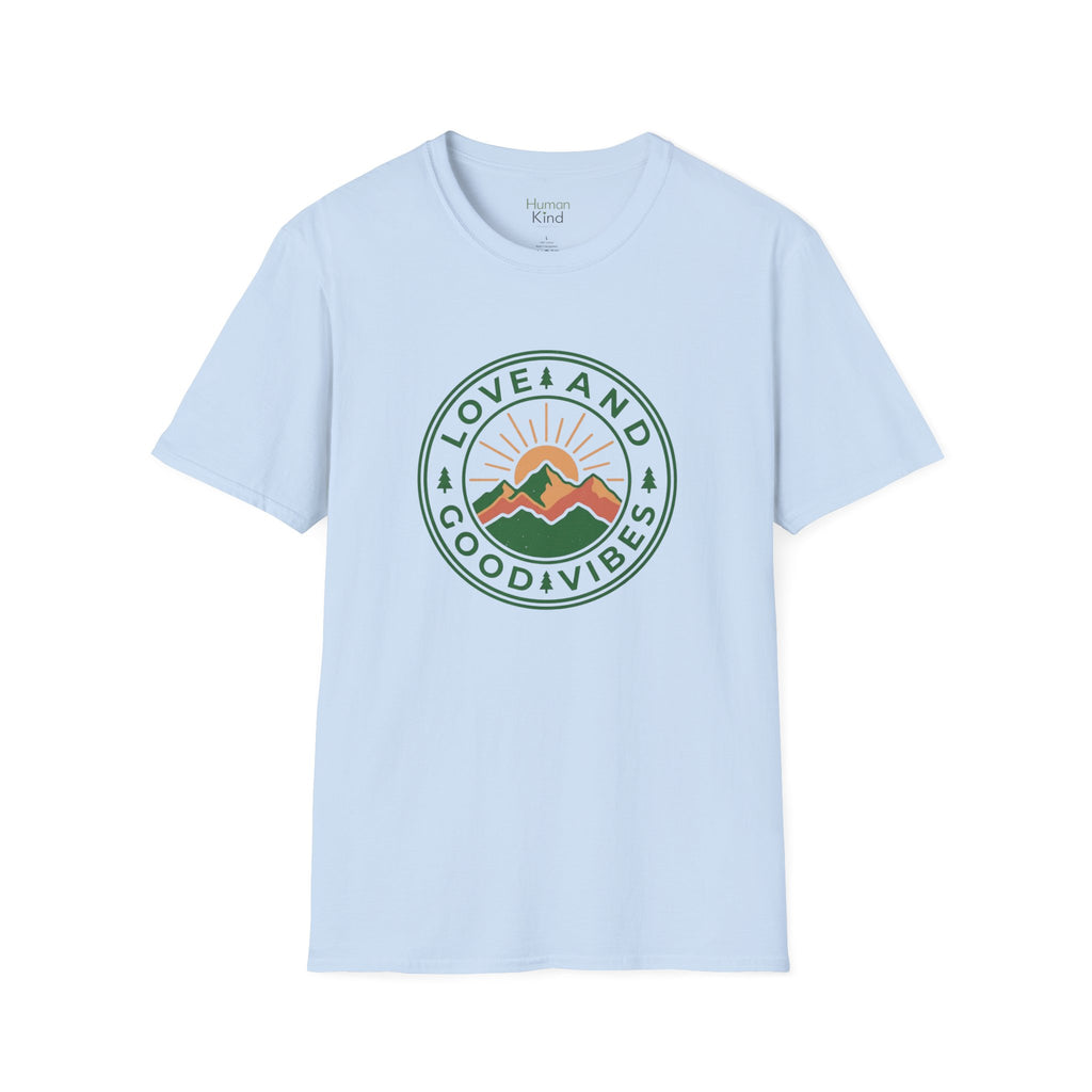 Love and Good Vibes Crest T-Shirt