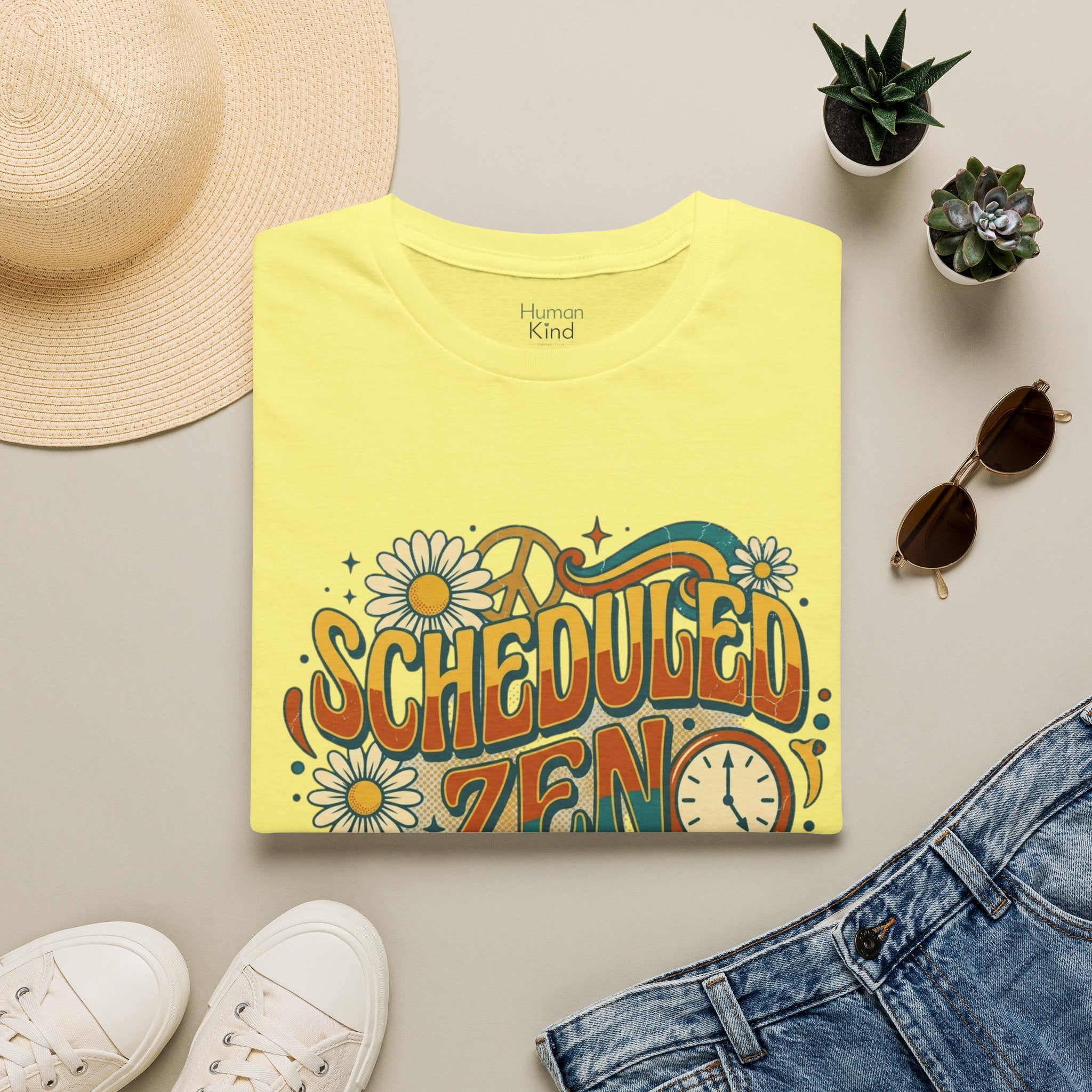 Scheduled Zen Retro T-Shirt