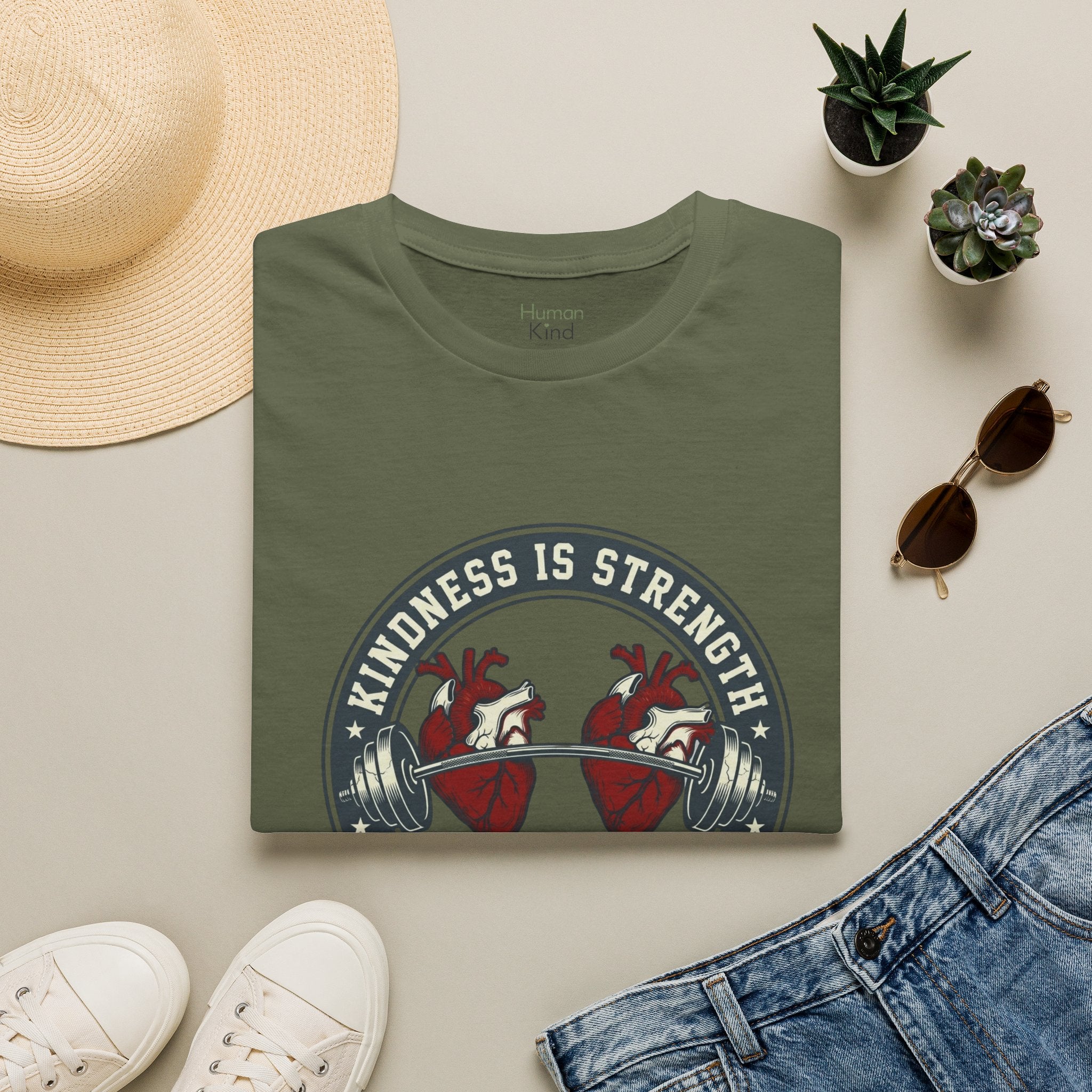 Kindness is Strength - Weights T-Shirt