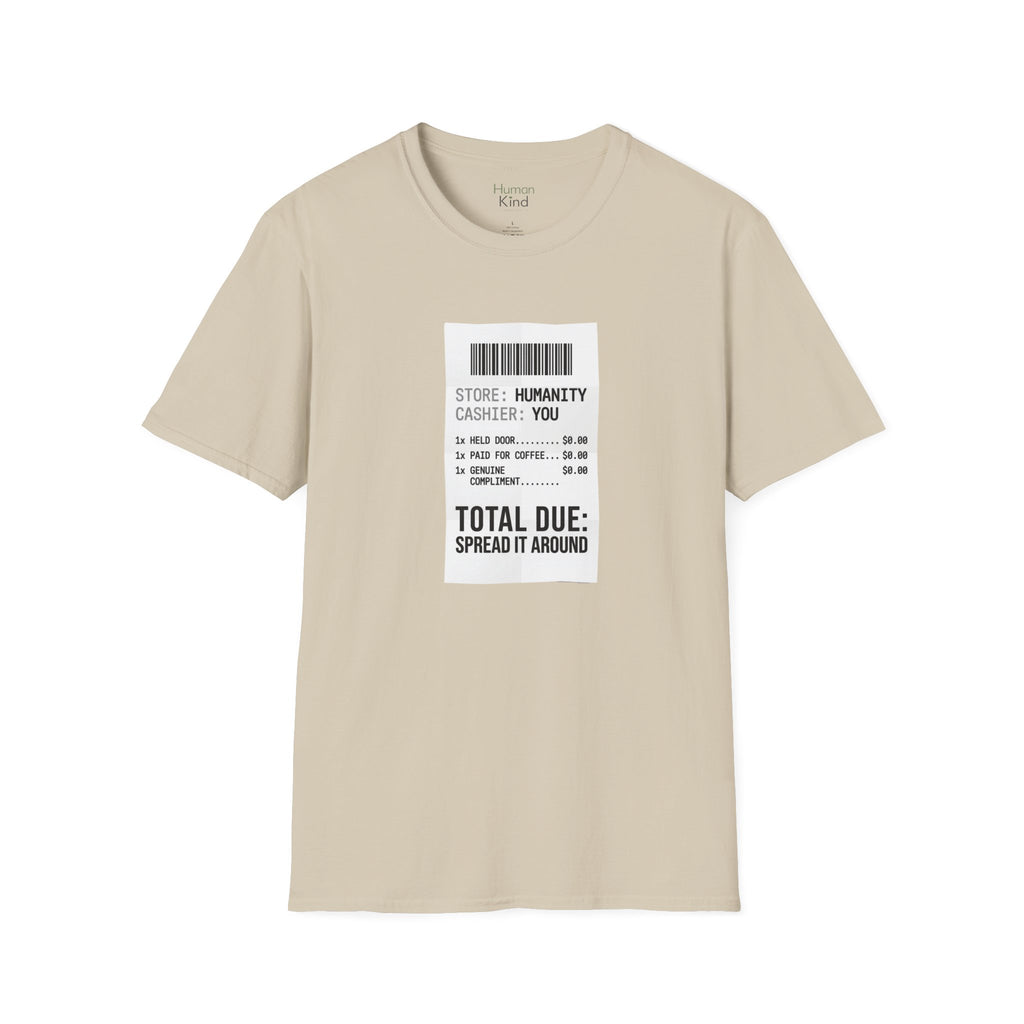 Humanity Receipt T-Shirt
